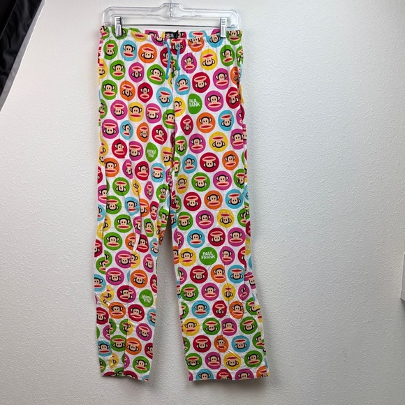 Paul Frank x Target multi color Monkey Print pajama pants /Y2K Joggers - Picture 2 of 7